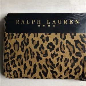 ralph lauren leopard print sheets